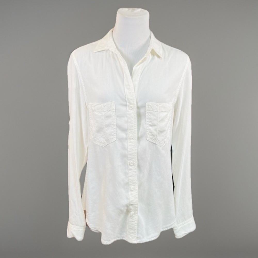Cloth and stone women’s white button-down shirt